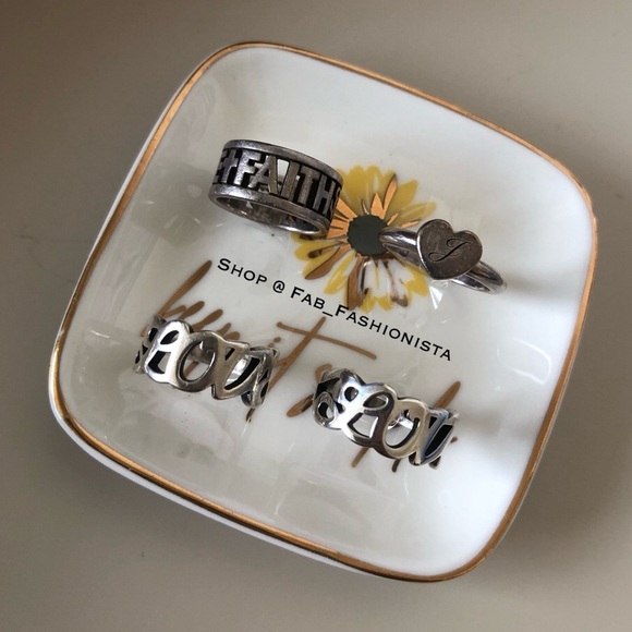 James Avery Retired Ring Bundle 3 rings - Picture 1 of 3